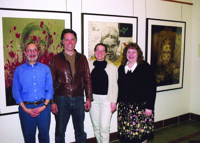 Richard Harden and gallery committee members