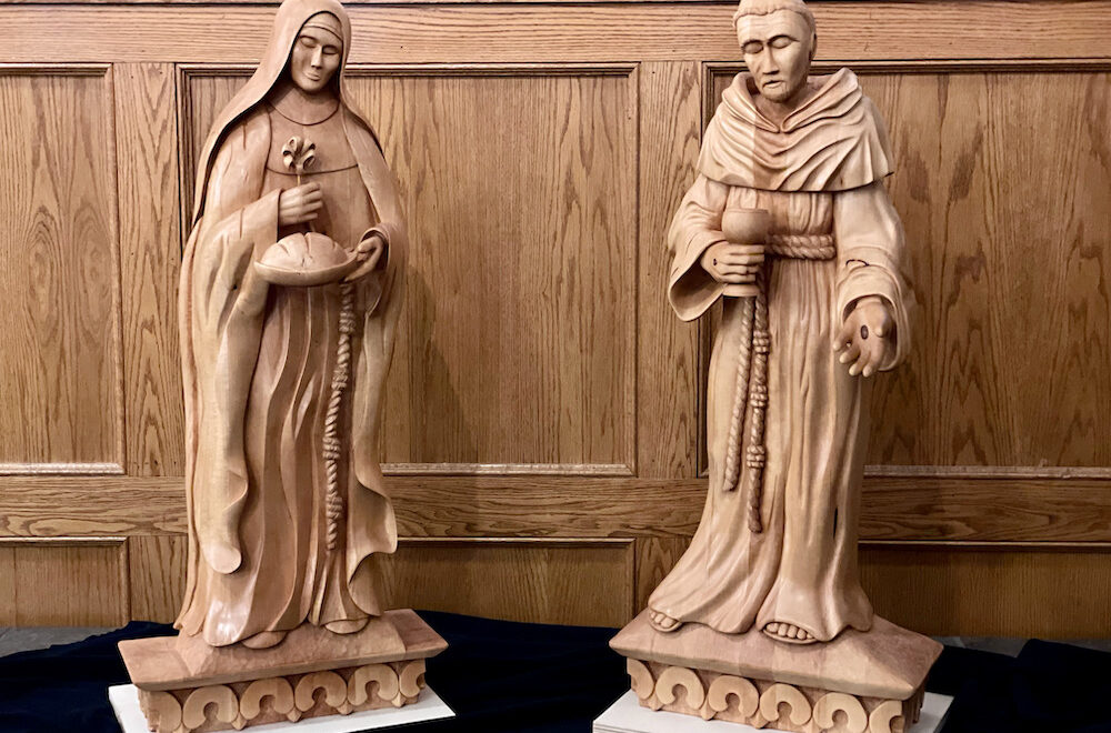 Balkun Statues - St. Francis and St. Clare