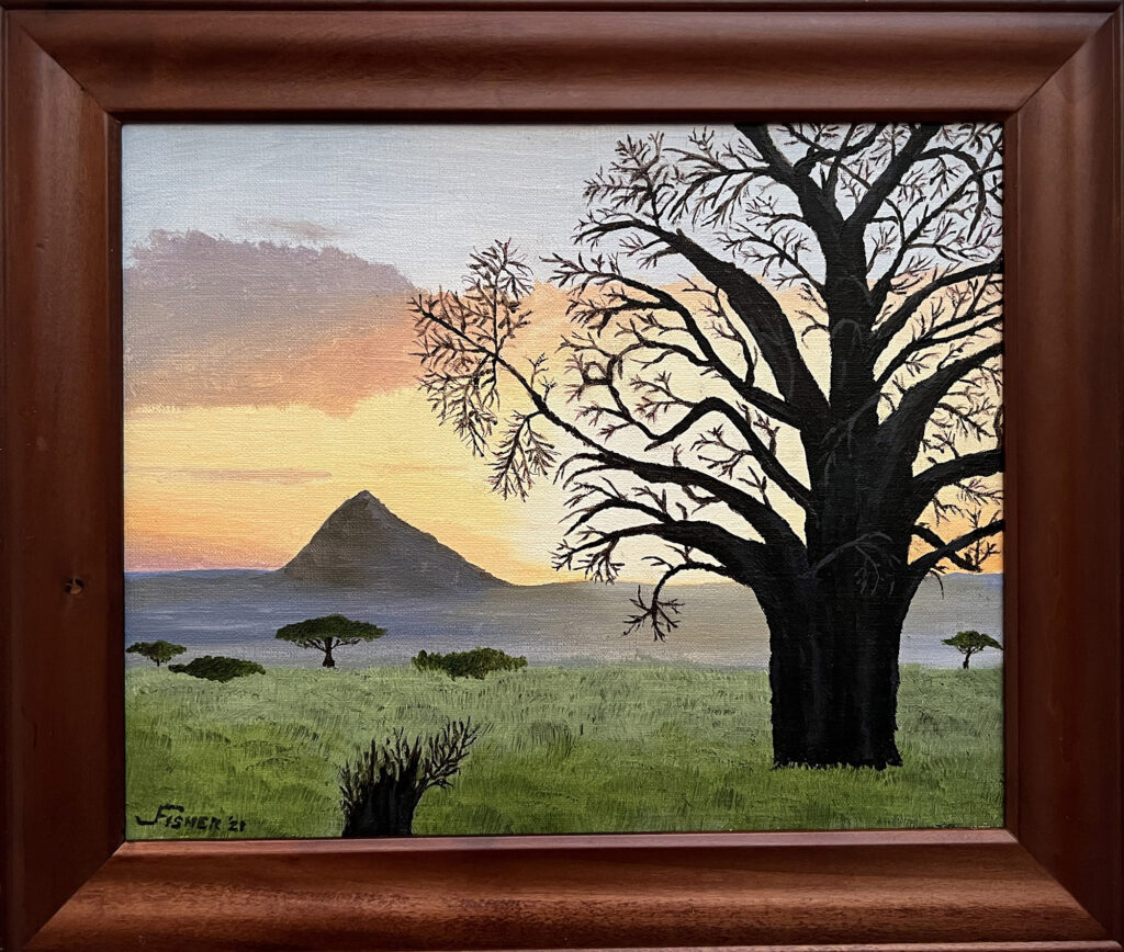 Baobab Dawn by John Fisher