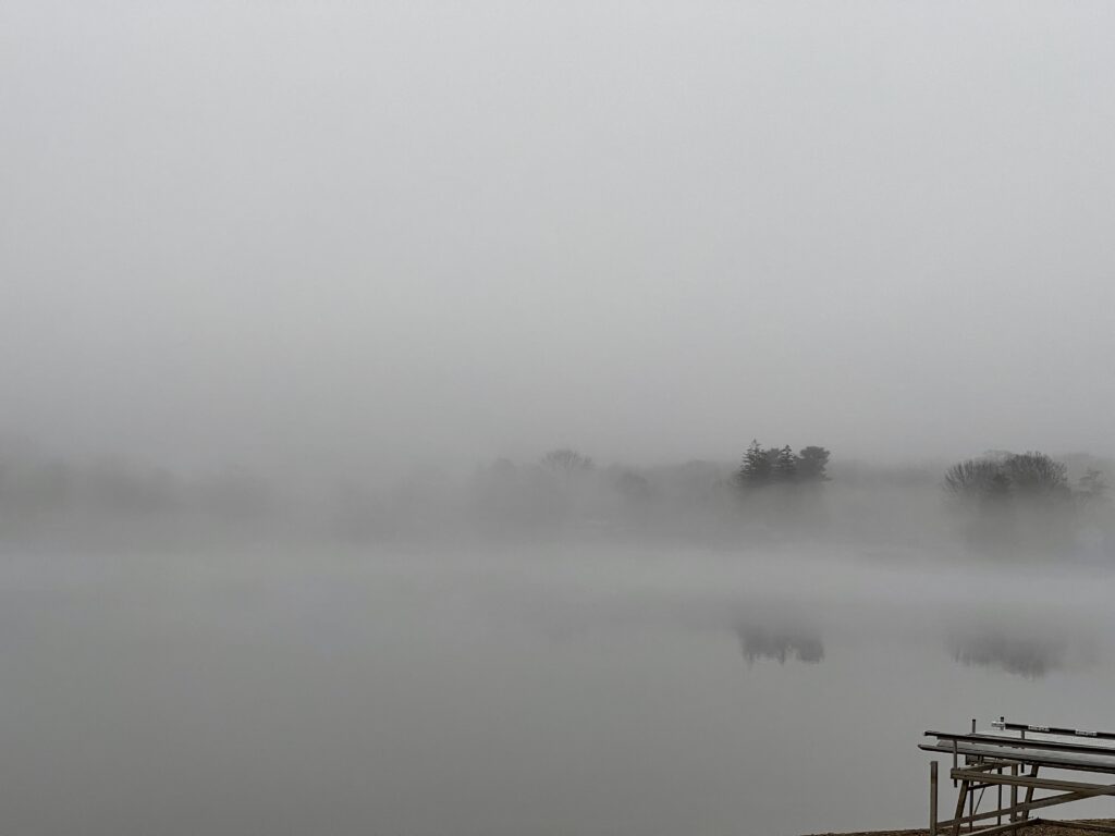 Lake in Fog by Kathleen Butler