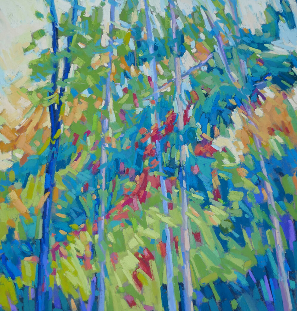 Color Show, Early Autumn, pastel by Diana Rogers