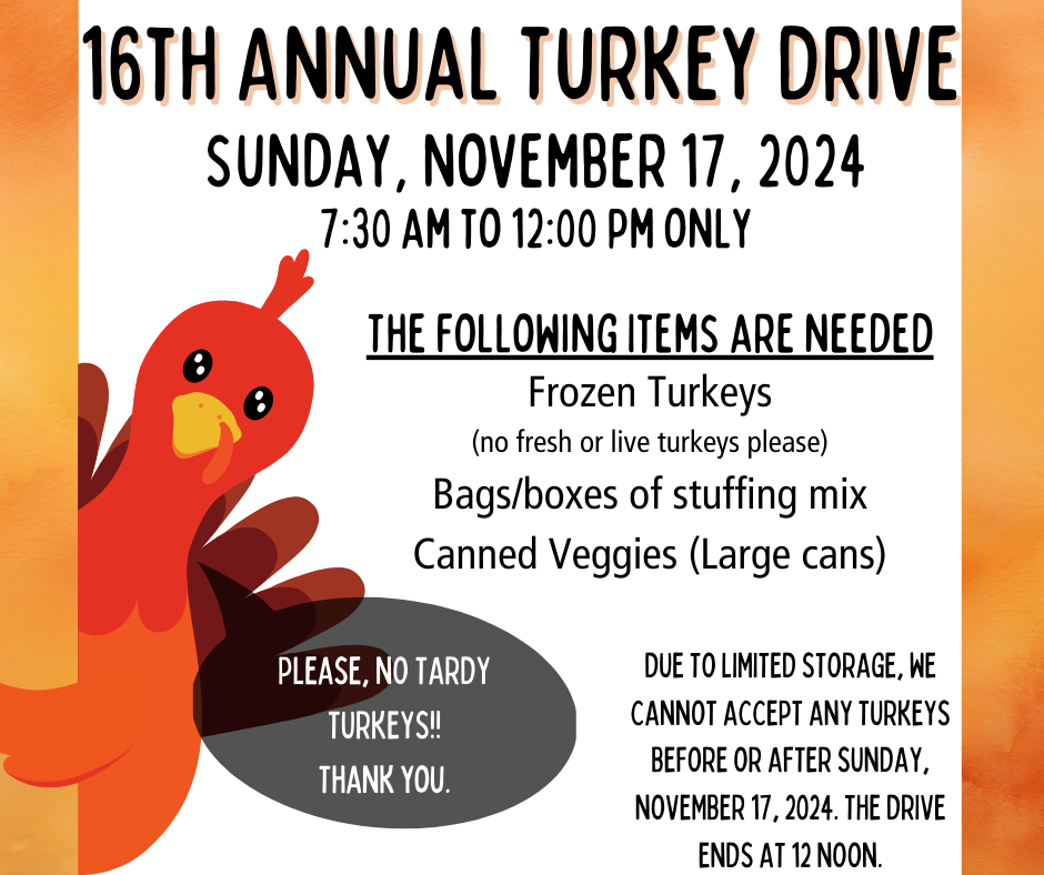 16th Annual Turkey Drive 