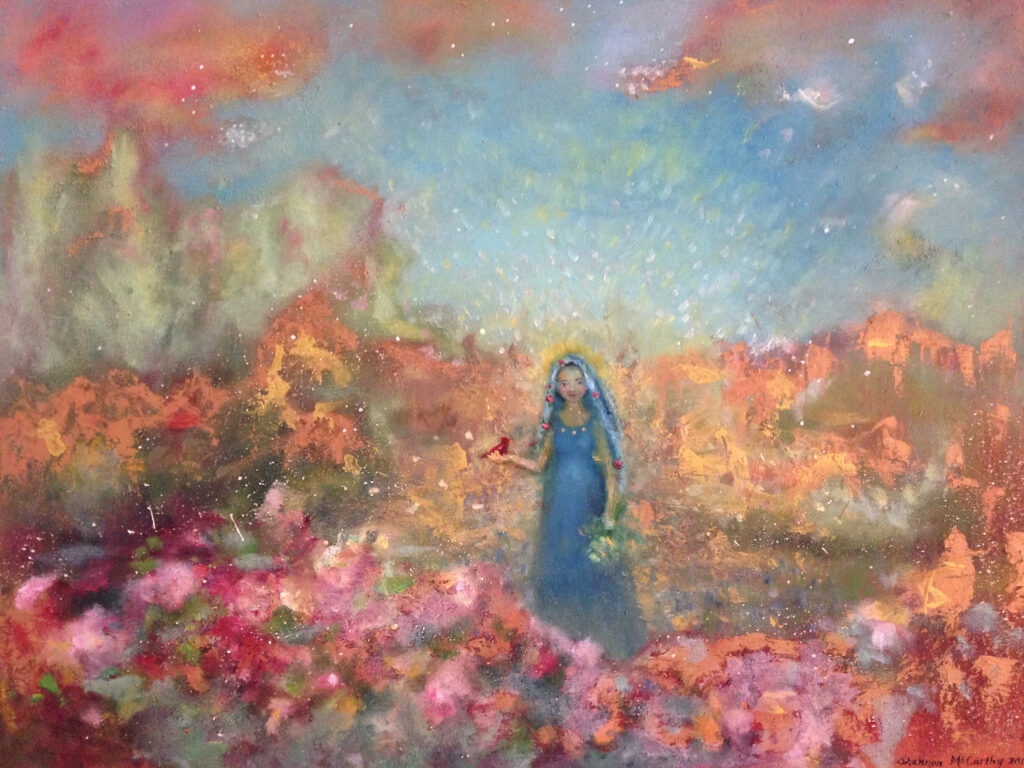 Lady in the Garden by Shannon McCarthy