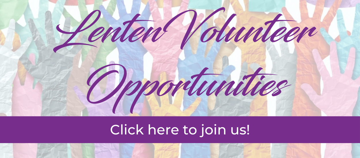 Lent Volunteer 2026
