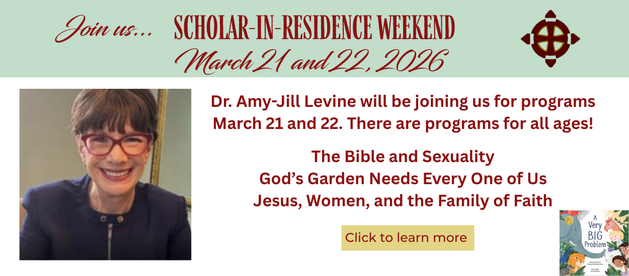 Scholar in Residence March 21 & 22, 2026
